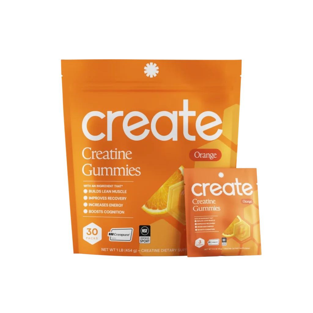 Orange Create Creatine Gummies