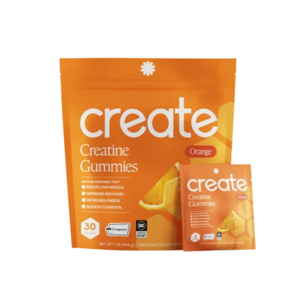 Orange Create Creatine Gummies