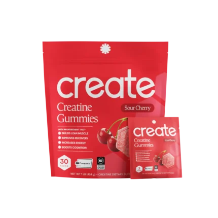 Sour Cherry Create Creatine Gummies