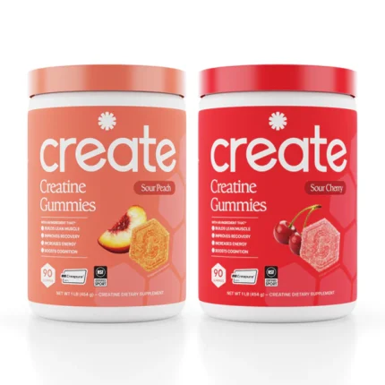 Peach Pump Duo Create Creatine Gummies